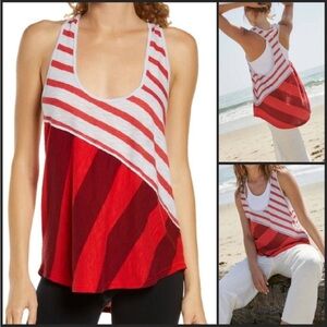 ❤️🔥Free People Movement - Keep it Rolling Tank Printed Red - L